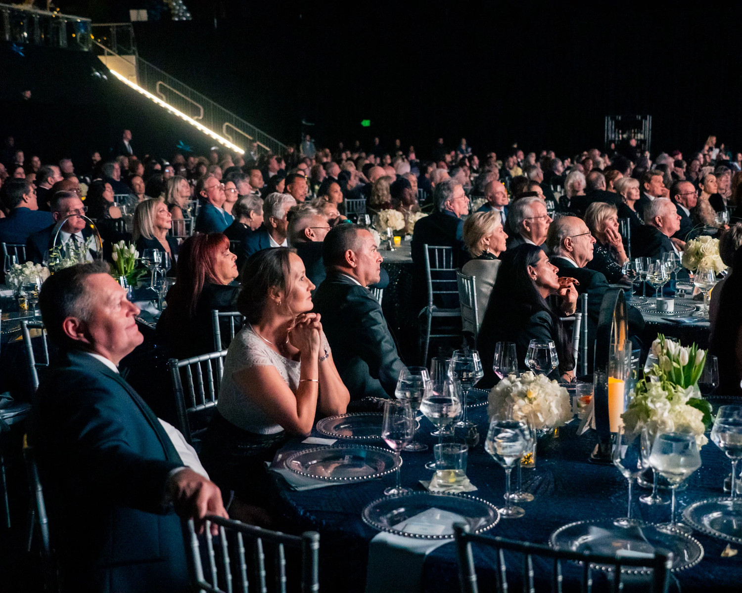 Guests seated at a special event held within the NSU Arena